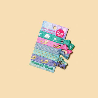 Vibrant Mermaid Braids Hair Ties