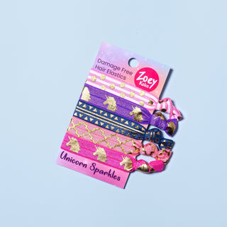 Unicorn Sparkles Hair Ties - Shimmering Elegance