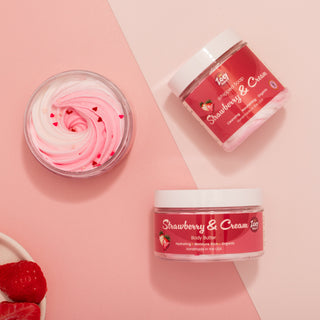 Strawberry & Cream Whipped Soap