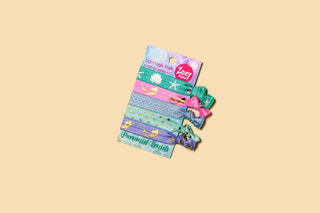 Vibrant Mermaid Braids Hair Ties