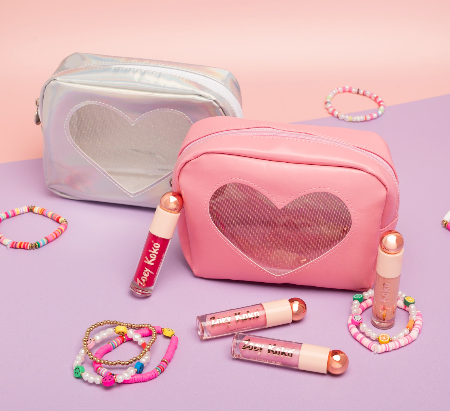 BFF Lip Gloss: Sparkly Pink Shine with Sweet Strawberry Vanilla BFF Lip Gloss: Sparkly Pink Shine with Sweet Strawberry Vanilla