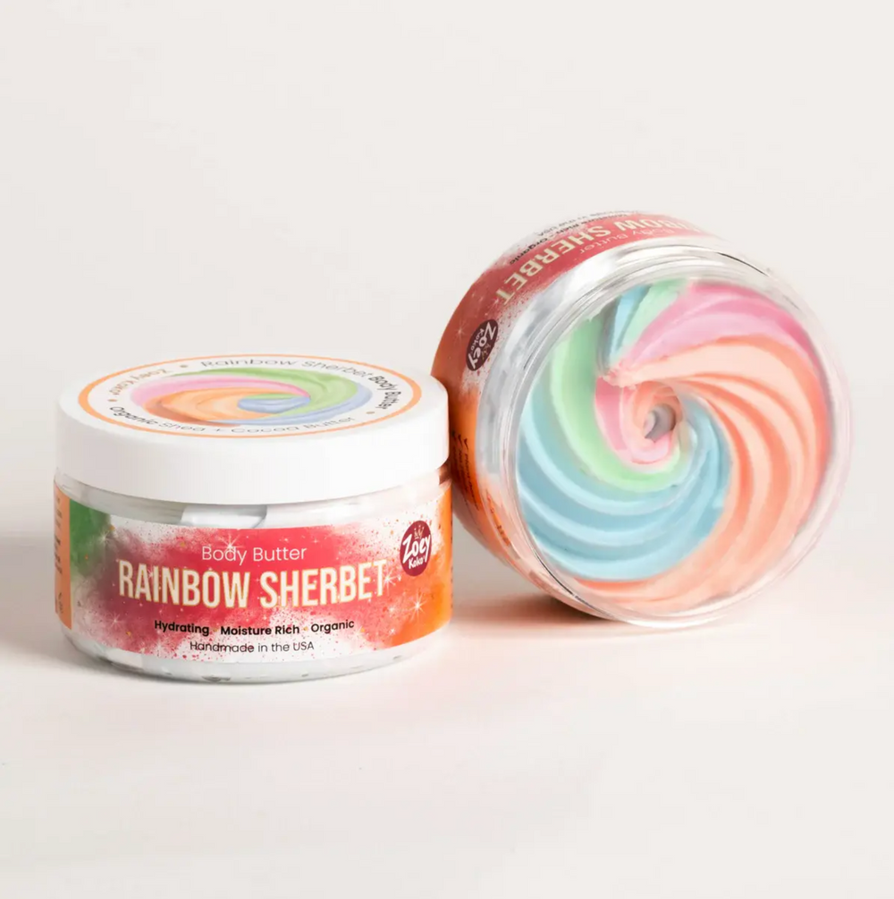 Rainbow Sherbet Body Butter Jar - Sweet Hydration
