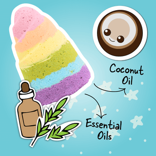 Enchanting Unicorn Horn Bath Bomb - Blissful Fizz